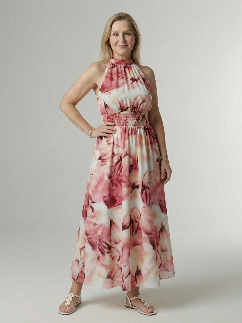 Sylin | Abito Midi con Collo
