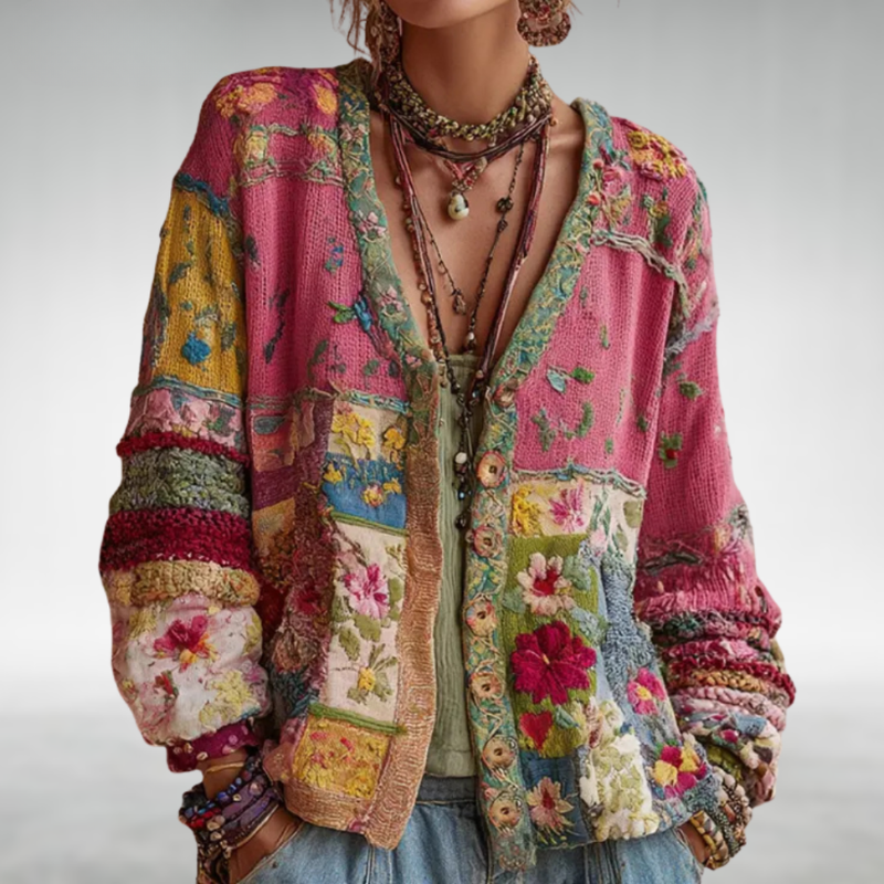 Milla | Cardigan in Maglia Boho