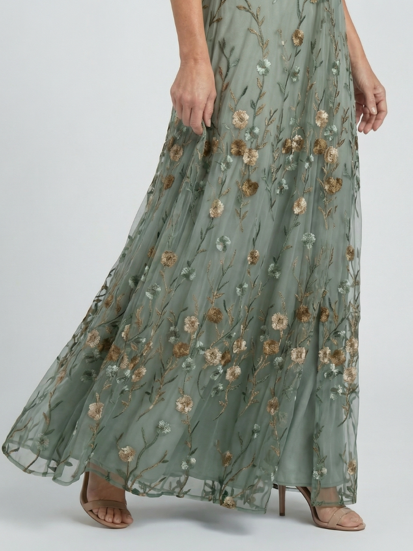 Selora - Abito Maxi Flow con Scollo Halter