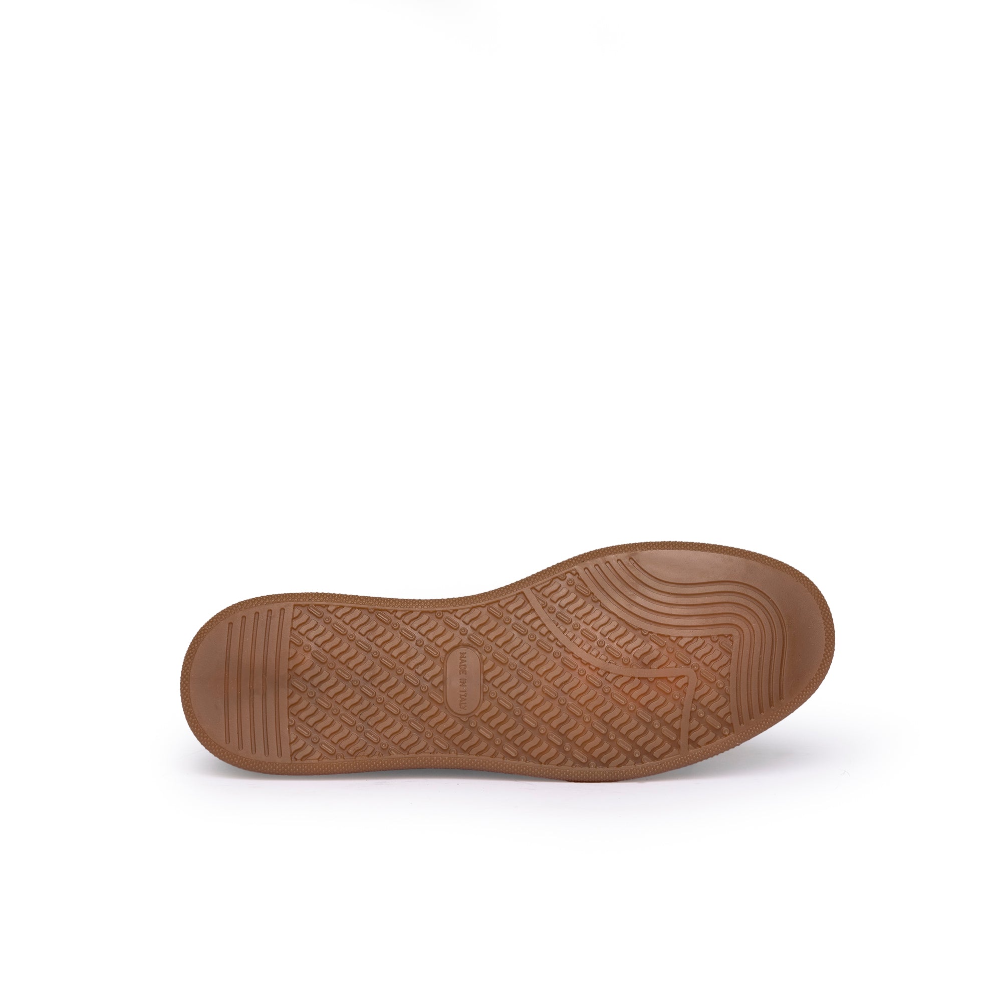 Motion SNEAKERS BASSE UOMO IN VERA PELLE BOTTALATA FONDO AMBRA