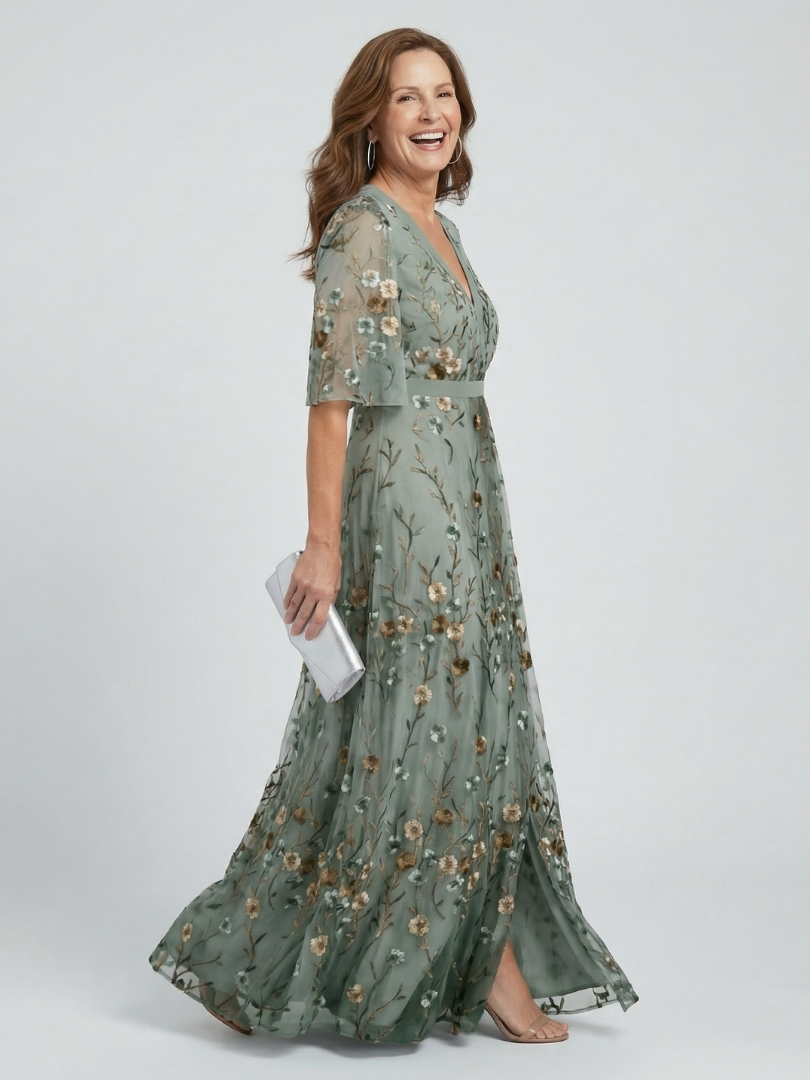 Selora - Abito Maxi Flow con Scollo Halter