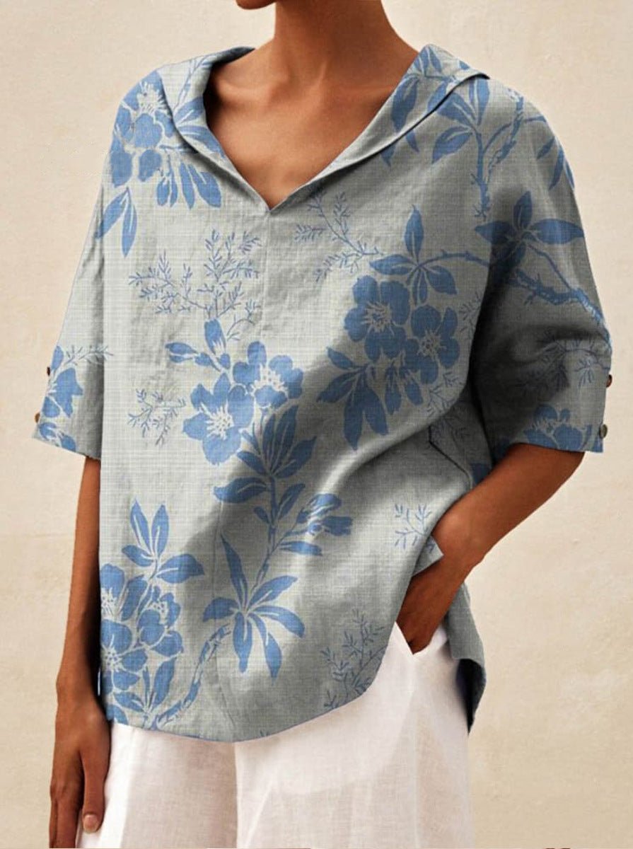 Andrea | Top leggero floreale estivo