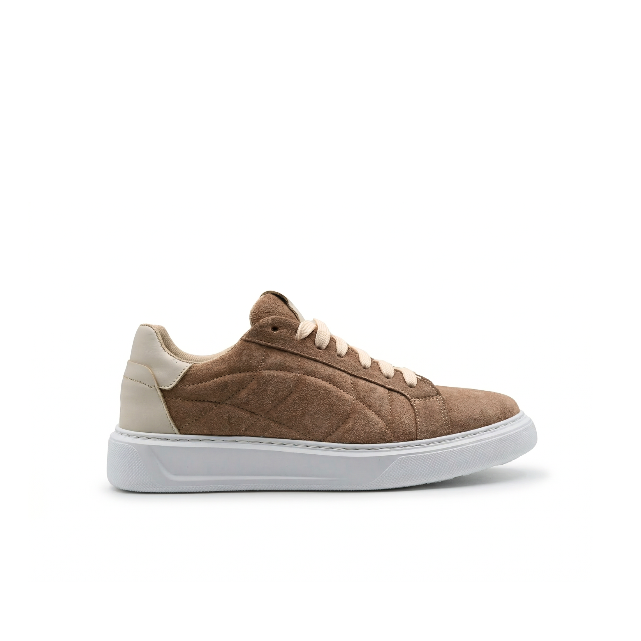 Orion Sneakers Uomo in Camoscio fondo bianco