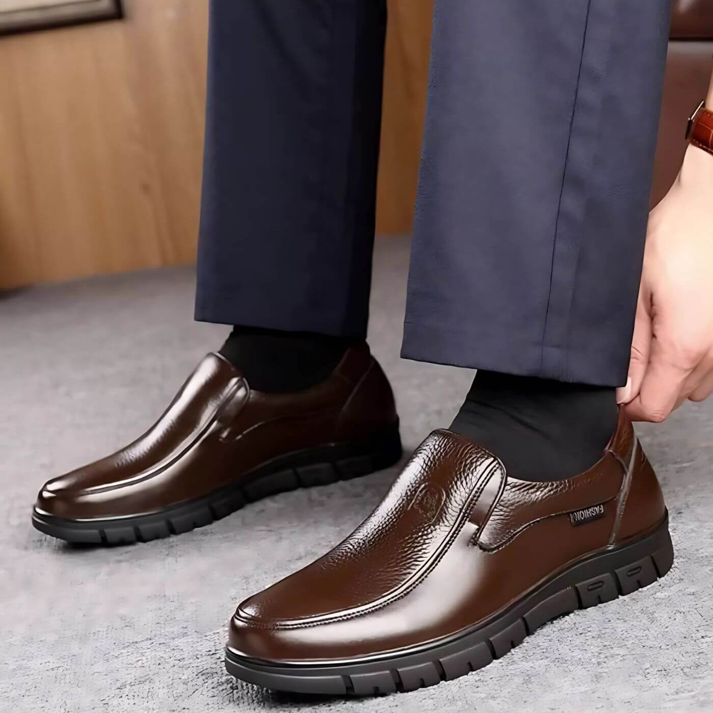 Massimo | Scarpe confortevoli antiscivolo